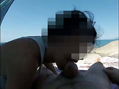 लड़की बड़ा मुर्गा बेकार है समुद्र तट पर सार्वजनिक करने के लिए दृश्यरतिक के साथ