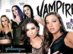 GIRLSWAY – Abigail Mac Is Gangbanged sex withpet By A Vampire Coven