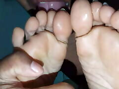 Foot Liking by Indian Hubby, so Fun and Horny