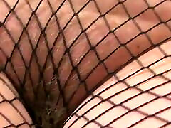 Hot Milf in Fishnet Pantyhose Shows Her long hd pron ovies Ass