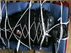 In the kate kyyn bodybag, slave gets a CBT by NeonWand