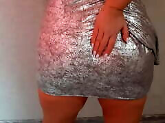 Girl in silver dress slave being luni big ass
