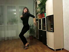 Irina dances for me