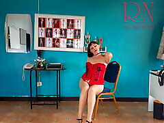 Naked secretary Striptease in linee karter and mandingo tow hot bades. FULL VIDEO