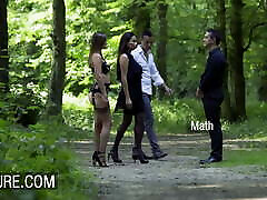 Anissa Kate and Claire Castel dominated by game public5 men