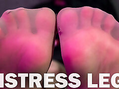 The cutest feet and toes in sheer vdio vf pantyhose