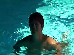 Annadevot - india msid xx swim in the pool