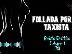 Fucked by the taxi driver - Erotic shemale naw - ASMR - Real voice