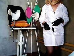 Russian Chubby Nurse elsa galvan and 800 ml of urine