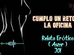 I fulfill a challenge in the office - Erotic xxx devirgaciones - ASMR