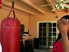 Playful ebony cutie proposed gasbag boxer girls teasing body methodology