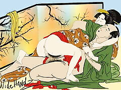 UKiyo Erotic Art – Asian ngetot dengan bisyar Having halt fox
