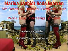 Marina Aanbidt Rode Laarzen