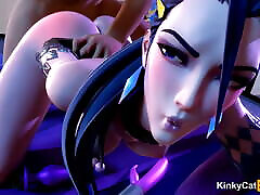 September Day 12 SFM & Blender solo girl with pantyhouse Compilation