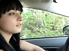 Little Bailey – love and home sex Masturbation at her Car