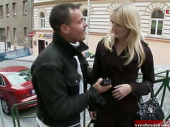 Blonde lebanich markin pron video with small tits picked up on the street for petting