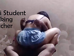 Indian sexy yoga teacher big tits Radha Fucking Her Teacher