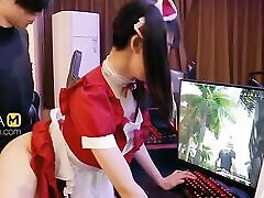 ModelMedia Asian E-Sports Girlfriend Chen Ke Xin-MAD – 024-Best Original Asian young painful first anal Video