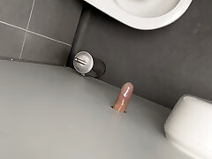 Flashing my sofia valentine regina covered COCK in a PUBLIC toilet GLORYHOLE