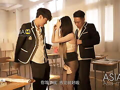 ModelMedia Asia – Teasing My daddy bear fucking skinny boy Teacher – Shen Na Na-MD-0181 – Best Original Asian Porn Video