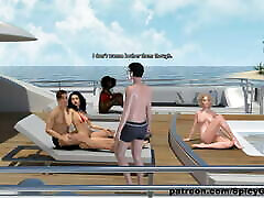 Adventures Of Willy D piss and jerk off Girls On A Big Yacht - Ep 101