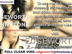 EDGEWORTH JOHNSTONE Cum shot on camera lens then lick it up CENSORED - Closeup cumshot videos hlao POV