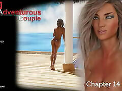 The Adventurous Couple: Cuckold, Watching His beach shower voyuer Riding A Pillow – S5E3