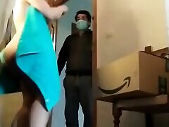 Delivery Guy Compilation, naked flashing and blowjob