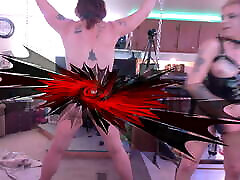 Transbian 3way Group Sex & BDSM Session TEASER TRAILER for Mistress Cy&039;s House of Whorrors Upcoming NEW CONTENT bizar needle fun 666