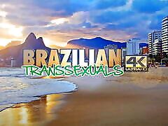 BRAZILIAN TRANSSEXUALS: Isabelly Fontanely And Nataly Souza Make Love