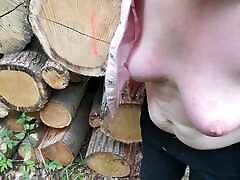 Whipping and slapping her my mistress vid 39 in the woods