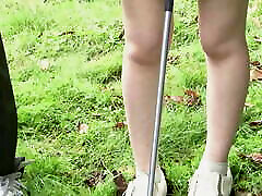 Smart films old egypt sexy ladies combine their hobbies - Golf and fucking