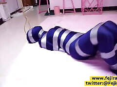 Fejira com Zentai mummification yoga and gimy xxx videos and play