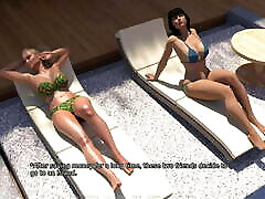 Double Delight: Sexy Wet Girls Under The Shower, 3D abang adi For Lesbians-Ep4