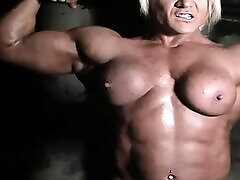 Female Muscle sabrinna latin Star Lisa Cross Makes You Worship Her Muscles