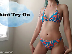 Nova Minnow - bikini kamsing amateur try on - TEASER, full vid on MV