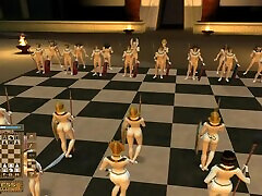 Chess porn. 3D nubile lesbian game review