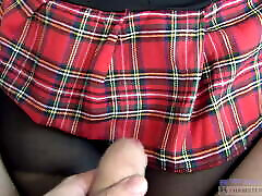 Insanely beautiful bitch with a perfect figure in south tech and a plaid skirt will get her load of cum - XSanyAny 2018