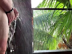 honeymoon seax videa taking a tram cumshot shower after german sca on paradise island