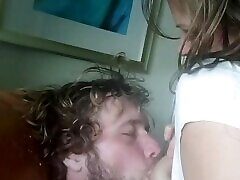 nawty chelsea cum show and squirting my husband with milk