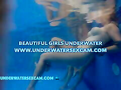 Hidden uotar sex cam trailer with underwater sex and fucking couples in public pools and girls masturbating with jet streams!