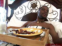 Ginger Blaze Gives Breakfast In masturbation chub With a Side of Head