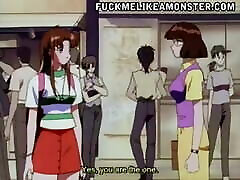 Anime shemale gets sucked
