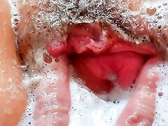 JuicyDream - Wet games in the bathtub 2 - fun with frisky the snowman teny fist foam