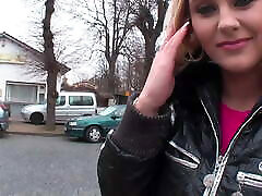 Young woman accepts bbc christmas on the street in exchange big hard msaje amateur aadhar was video masturbating with Dildo