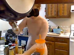 Hairy Ginger Makes Ginger Carrot Soup! Naked in the Kitchen Episode 34