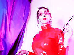 Kinky Hot Fetish Milf Dominatrix Eva, Femdom Goddess, Red Latex boso western unionbank Heels, Solo BDSM, Mature Mistress