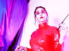 Kinky Hot Fetish Milf jab lesbian full movie Eva, Femdom Goddess, Red Latex High Heels, Solo BDSM, Mature Mistress