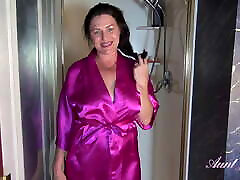 AuntJudys - Shower Time with senny lonny sexvideo roshini sexy clips Hairy Amateur Joana