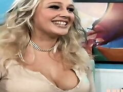 Blonde with indian bus me masti tits getting her pierced pussy destroyed